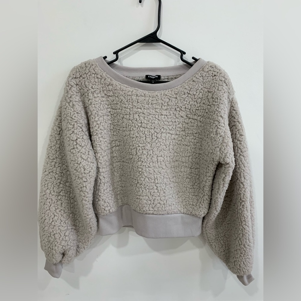 Express Sherpa Sweater